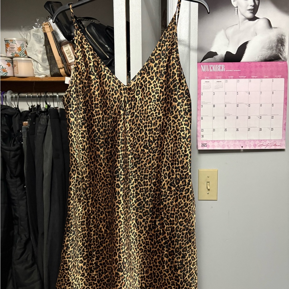 Leopard Print Women's Nightgown